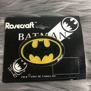 Official VTG 1991 DC Comic Batman Pin